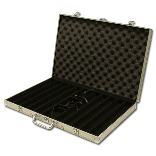 1000 Diamond Suited Poker Chip Set with Aluminum Case