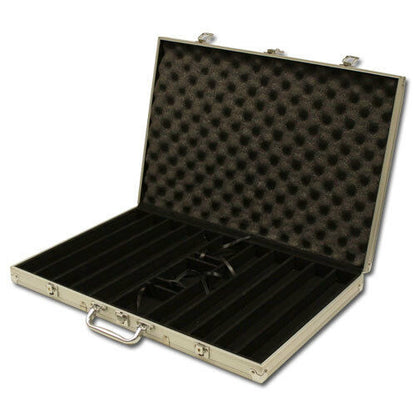 1000 Kings Casino Poker Chip Set with Aluminum Case