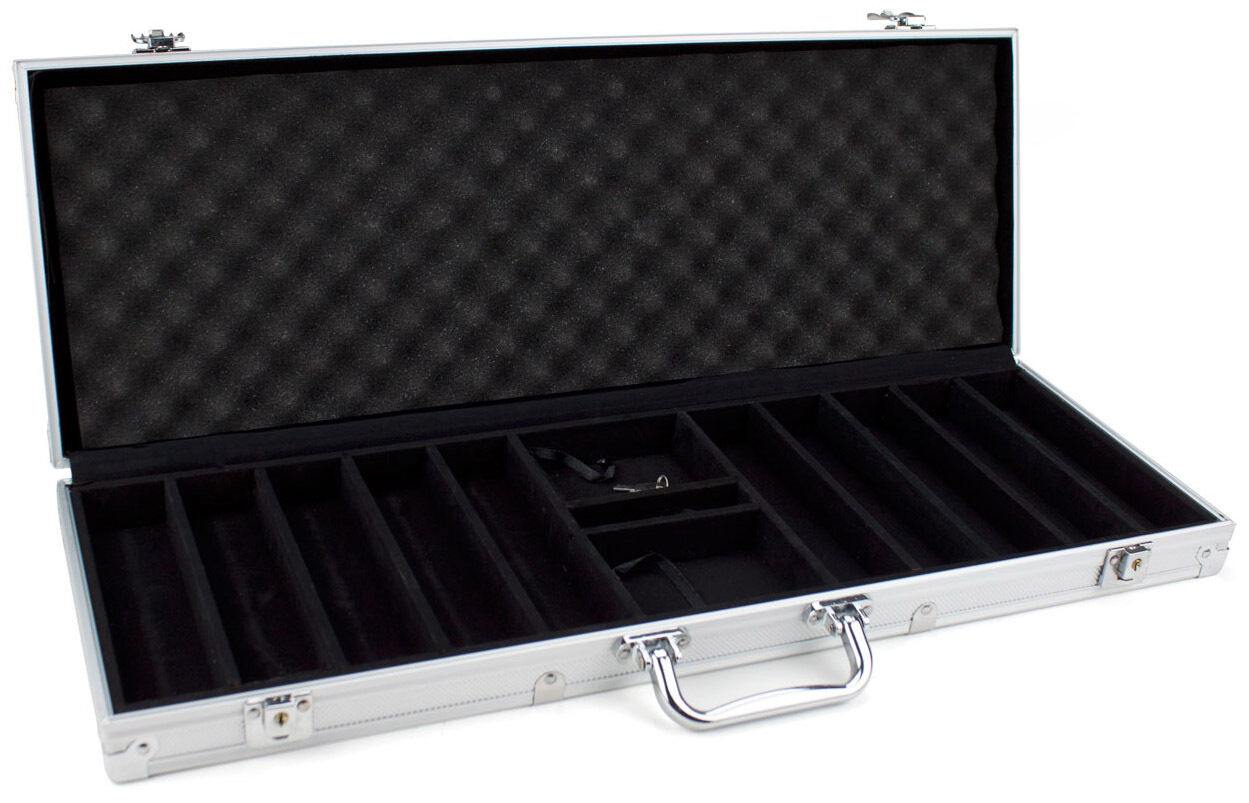 500 Count Aluminum Poker Chip Case