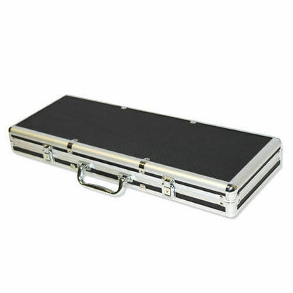 500 Diamond Suited Poker Chip Set with Black Aluminum Case