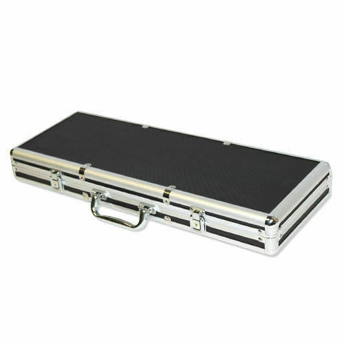 500 Crown & Dice Poker Chip Set with Black Aluminum Case