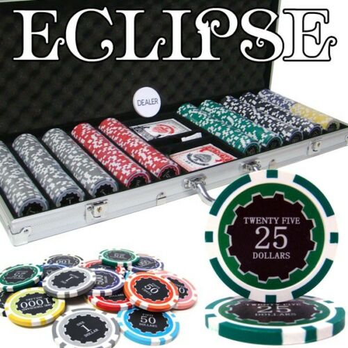 500 Eclipse Poker Chip Set with Aluminum Case