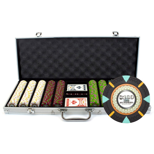 500 The Mint Poker Chip Set with Aluminum Case