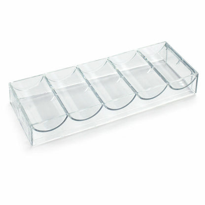 600 Count Acrylic Poker Chip Case with Trays