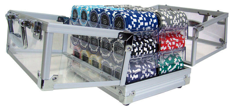 600 Eclipse Poker Chip Set with Acrylic Case