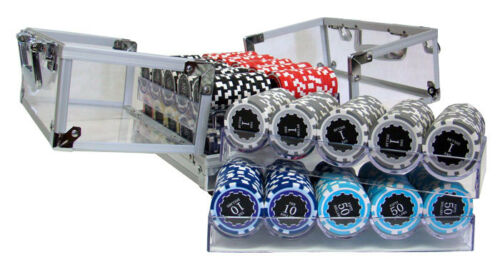 600 Eclipse Poker Chip Set with Acrylic Case