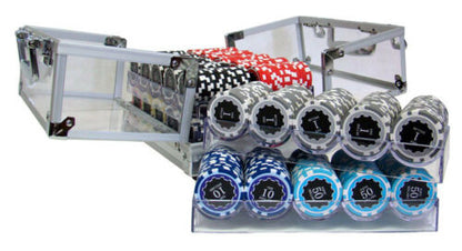 600 Eclipse Poker Chip Set with Acrylic Case