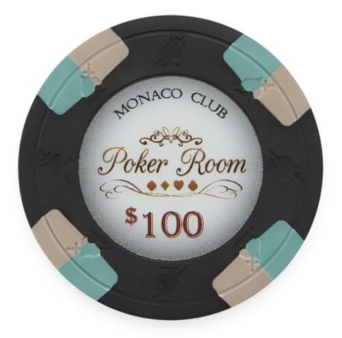 Monaco Club Poker Chip Sample Set