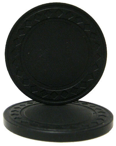 (25) Black Super Diamond Poker Chips