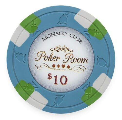 Monaco Club Poker Chip Sample Set