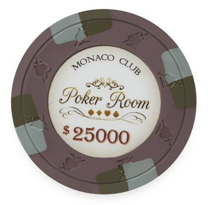 Monaco Club Poker Chip Sample Set