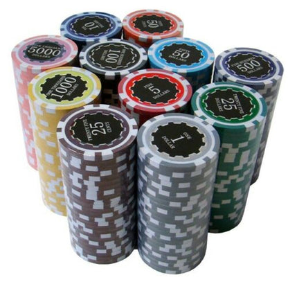 600 Eclipse Poker Chip Set with Acrylic Case