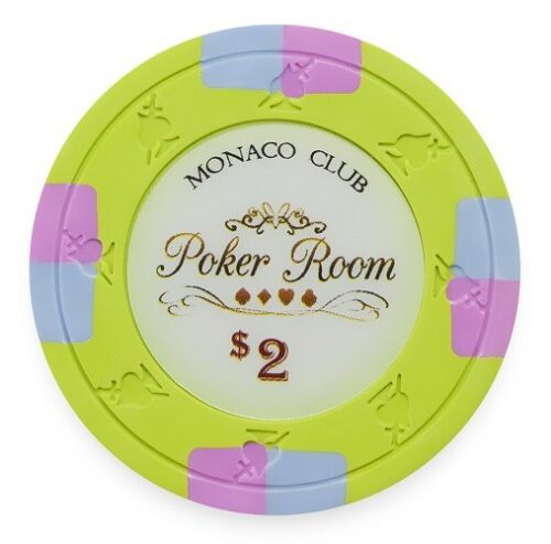 Monaco Club Poker Chip Sample Set