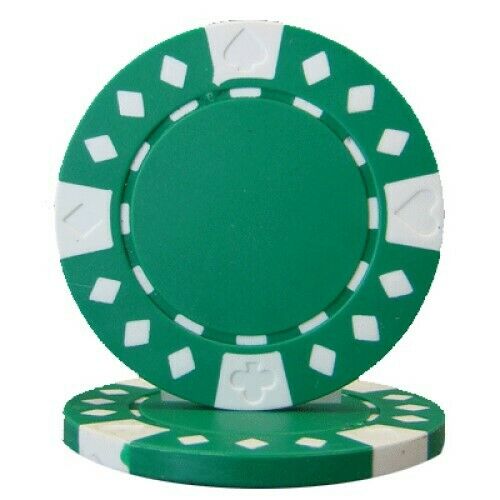 Diamond Suited Poker Chip Sample Set