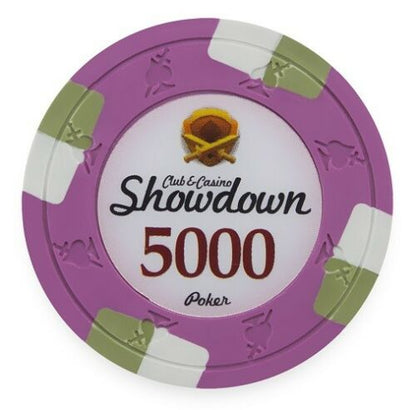 (25) $5000 Showdown Poker Chips