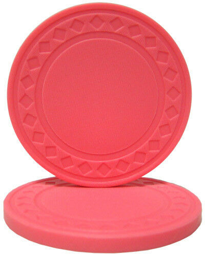 (25) Pink Super Diamond Poker Chips