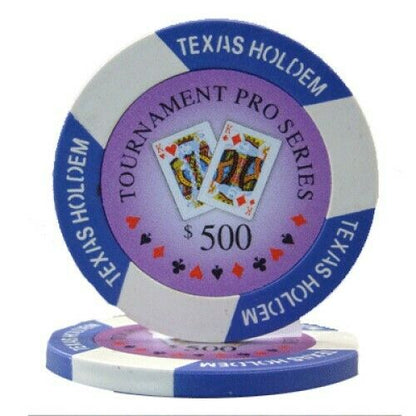 Tournament Pro Poker Chip Sample Set