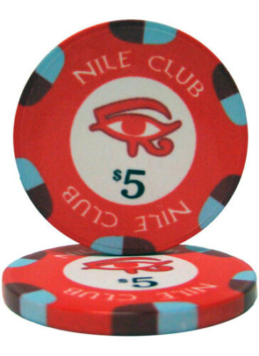 (25) $5 Nile Club Poker Chips