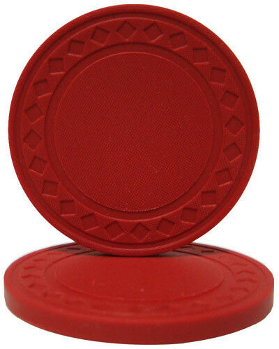 (25) Red Super Diamond Poker Chips