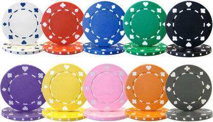 750 Suited Poker Chip Set with Aluminum Case