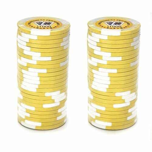 (25) $1000 Tournament Pro Poker Chips