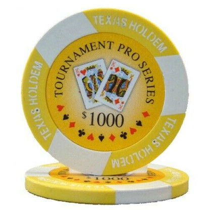 Tournament Pro Poker Chip Sample Set